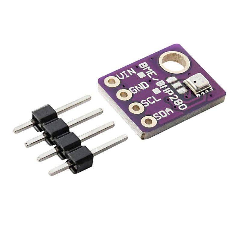 CUQI GY-BME280 Barometric Pressure Temperature Sensor, Calibrated Altimeter Pressure Sensor with IIC I2C Breakout Altimeter Module for GPS Modules