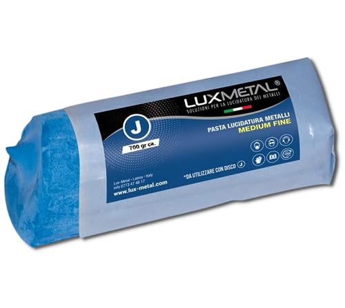 Polishing Paste Dark Blue 700 g Fine Medium Abrasive Paste for Mirror Shine on Stainless Steel, Aluminum, Iron, Brass, Chrome, Wood, Marble and Other Metal - Perfect for Polishing Knives