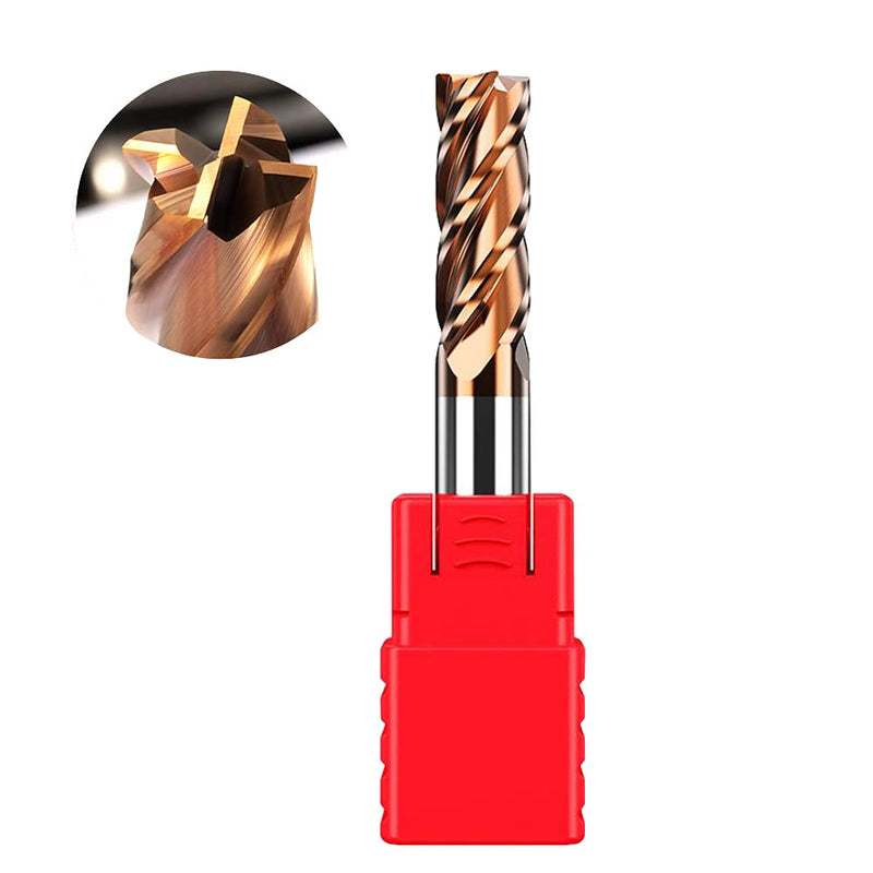 ASNOMY Solid Carbide Milling Cutter 8 mm End Mill Hard Metal AlTiN Coated 55 HRC 4 Cutting, Drilling, Milling, Simple, Immersion, CNC, Tungsten Carbide 8mm
