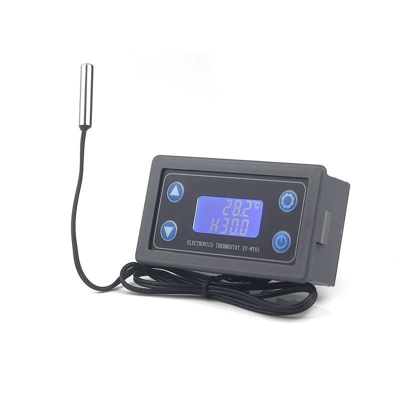 Taikuwu Digital Temperature Controller 0-30V LCD Display Digital Thermostat High Precision Temperature Control Module Cooling Heating Automatic Control Panel
