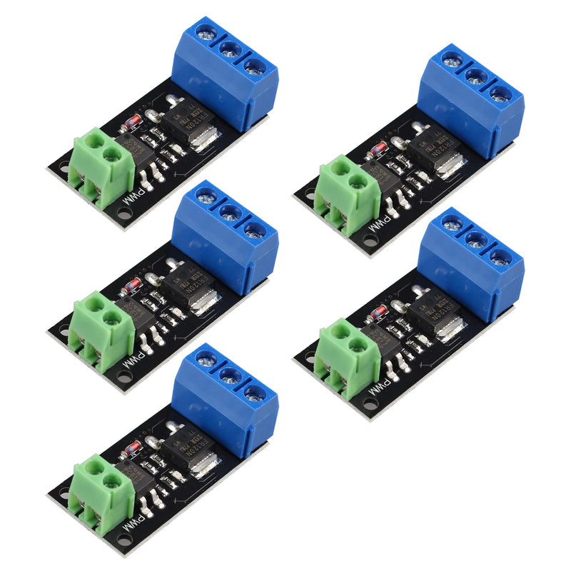 HALJIA 5pcs FR120N MOS Module MOSFET Control Module Field Effect MODULE, MOSFET/MOS Tube FET Module Replacement Relay 100V 9.4A