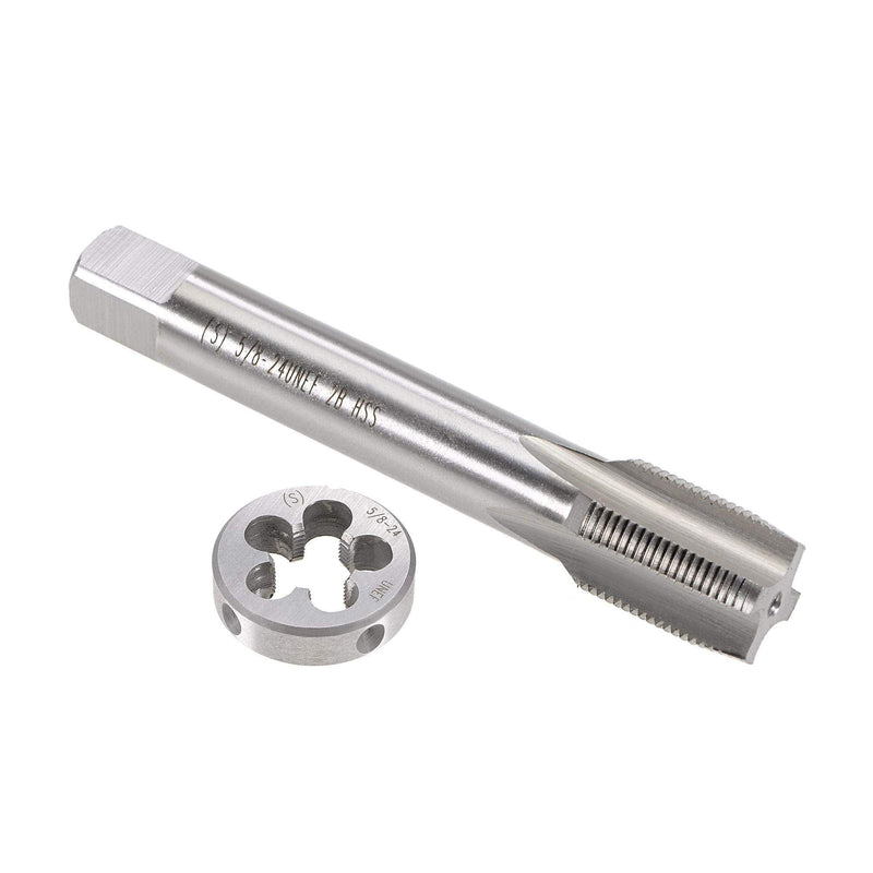 sourcing map 5/8"-24 UNEF tap set, HSS machine tap with round tap, right hand