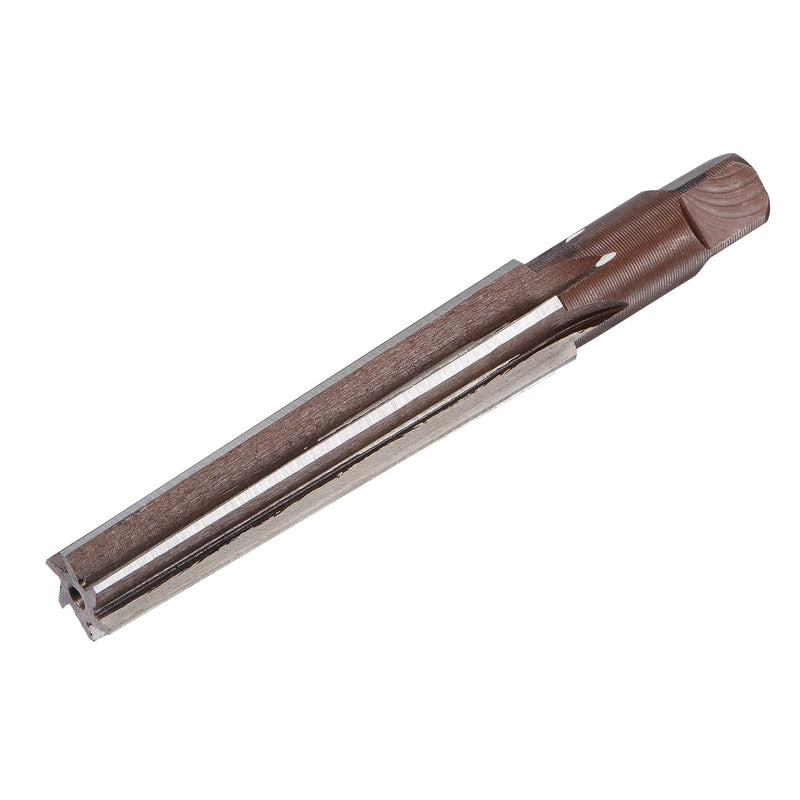 sourcing map MT2 Morse Taper Reamer H8 Accuracy Carbon Tool Steel 6 Flutes Straight Shank Hand Reamer Milling Tool