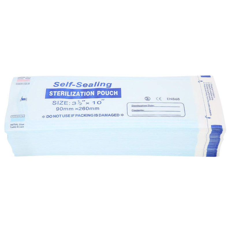 200 pieces/box automatic sterilization bag for tooth sterilization, 90 * 260 mm sterilization bag, autoclave bag for cleaning dental tools