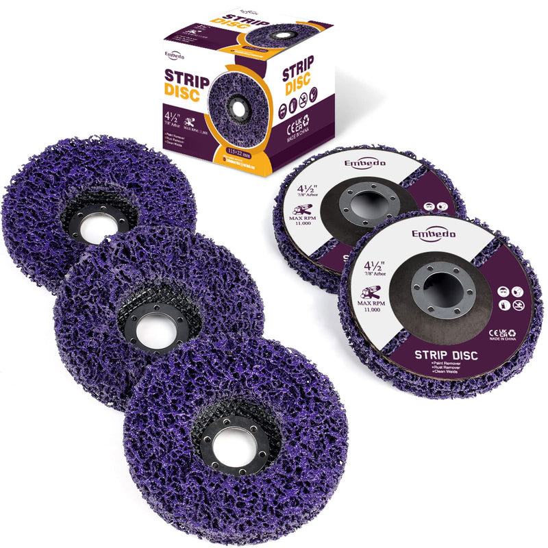 5pcs Strip Discs for Angle Grinder, Paint Scraper, Rust Remover for Metal, 115mm Paint Stripper, Grinding Discs, Surface Polish, Cleaning Tool 115mm