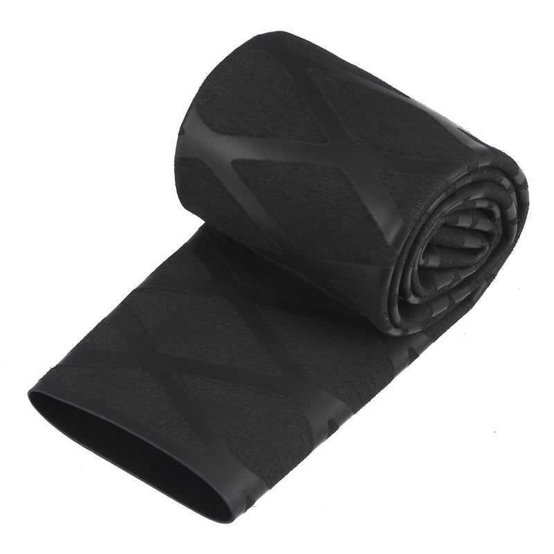 sourcing map Heat Shrink Tubing 30mm Diameter 49mm Flat 1.6ft 2:1 Ratio Black