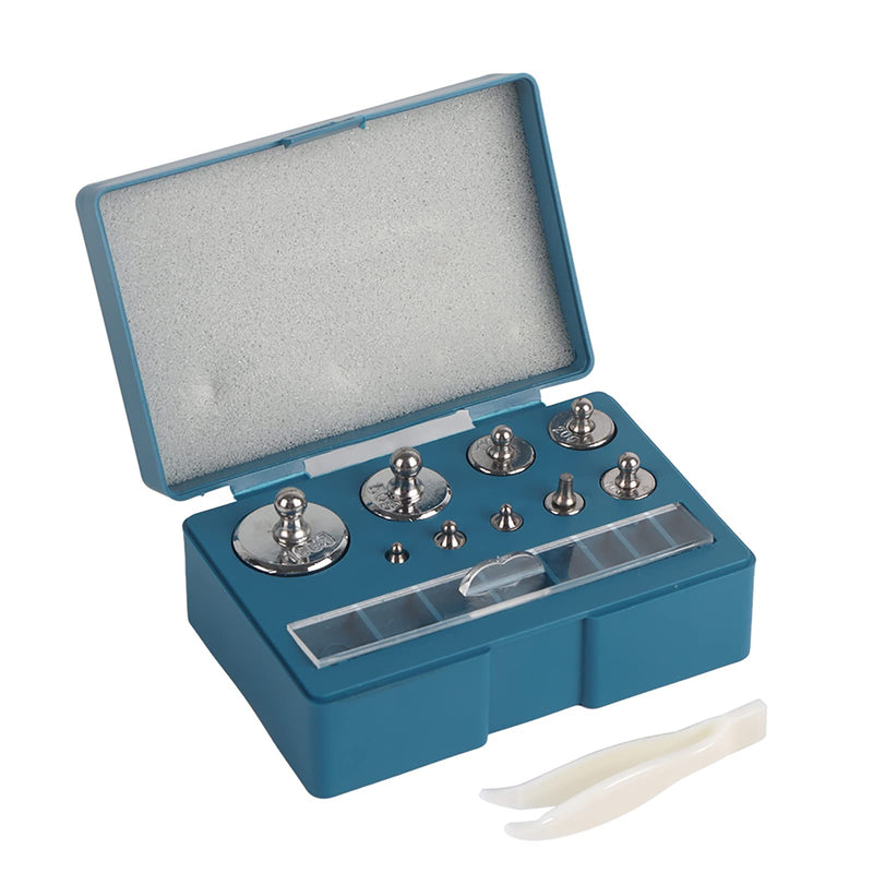 Calibration weights, 17 pieces weights scales stainless steel calibration weights set calibration weight precision 10mg-100g precision calibration deviation +/- 0.003g for digital jewelry scales laboratory