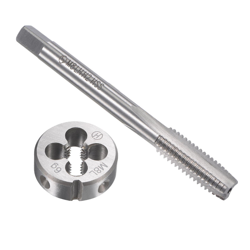 sourcing map M8 x 1.25mm left hand tap die tap alloy tool