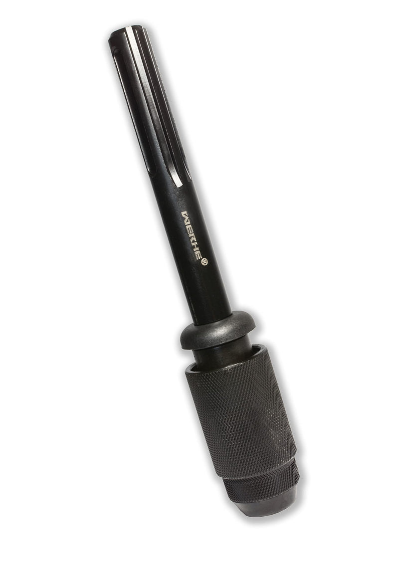 WERHE SDS-Max to SDS-Plus Adapter Chrome Vanadium Steel for Hammer Drills | Sandblasted surface, rust protection, tool-free assembly, rubber protection, for drills, chisels, core drills, length 25 cm Adapter Sds Max to SDS Plus