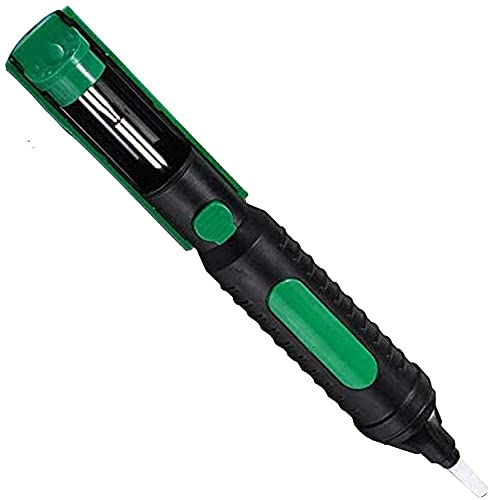 HeyNana - desoldering suction pump antistatic desoldering pump pump solder extractor suction solder suction pump desoldering desoldering soldering soldering aid Teflon tip light metal