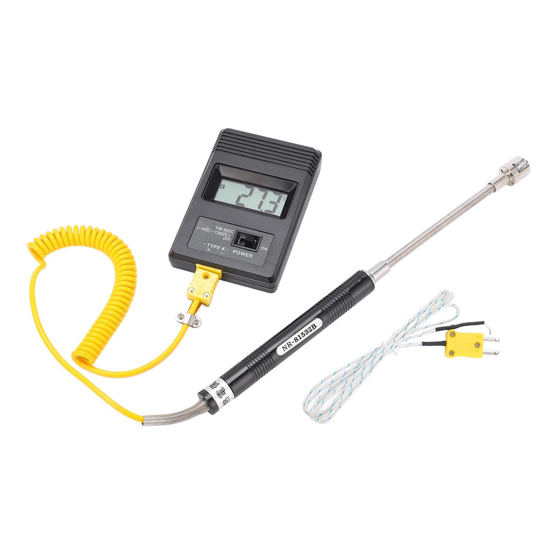 Digital Thermometer Tm‑902c K Thermometer Sensor LCD Temperature Detector with Thermocouple ‑50‑500℃ for Liquid and Semi-Solid Measurements