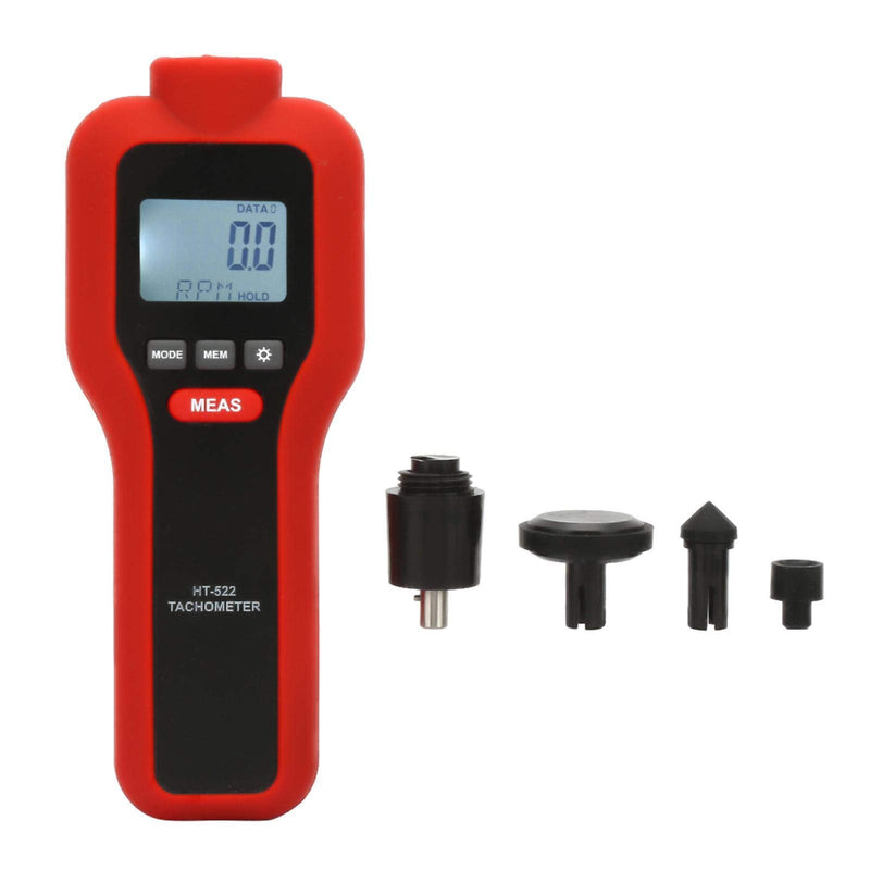 HT-522 Non-Contact Tachometer 2-19999 LCD Digital Pocket Rotation Gauge Rotate Speed Meter