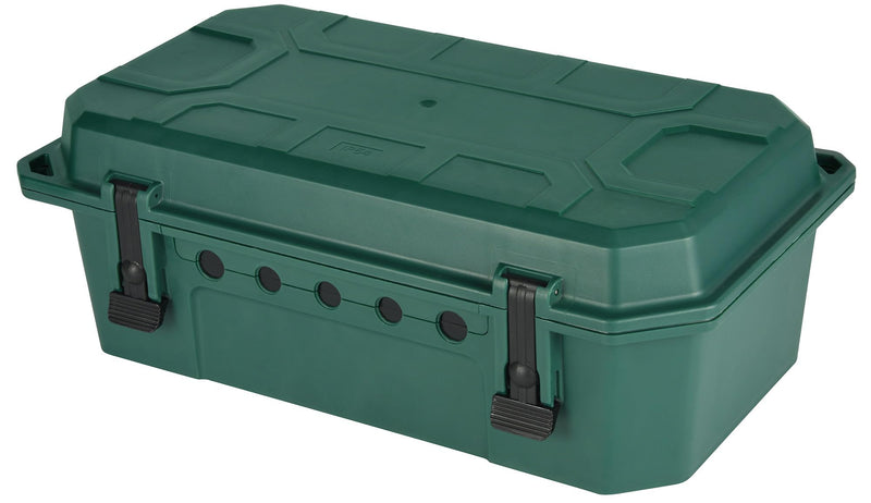 Electraline 300180 Waterproof Protective Box for Outdoor Electrical Connections Weatherproof IP54 with 5 Cable Outlets (from 7.5 mm to 12.4 mm), Dimensions 390 x 228 x 138 mm, Green, Empty X-Large X-Large Empty