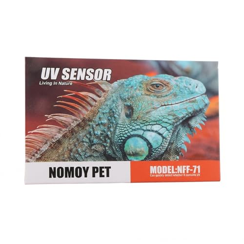 UVB Quick Test Sensor, Reusable Crawl Pet UV Test Card, Quick Detection, UVC UV Test Card, Test Strip Cards Light for Reptile UV Tests, Reptile Bulb/Light/Lamp