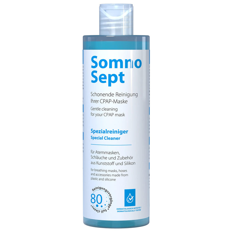 SomnoSept - 400 ml - CPAP cleaner - cleaner masks hoses plastic - silicone cleaner
