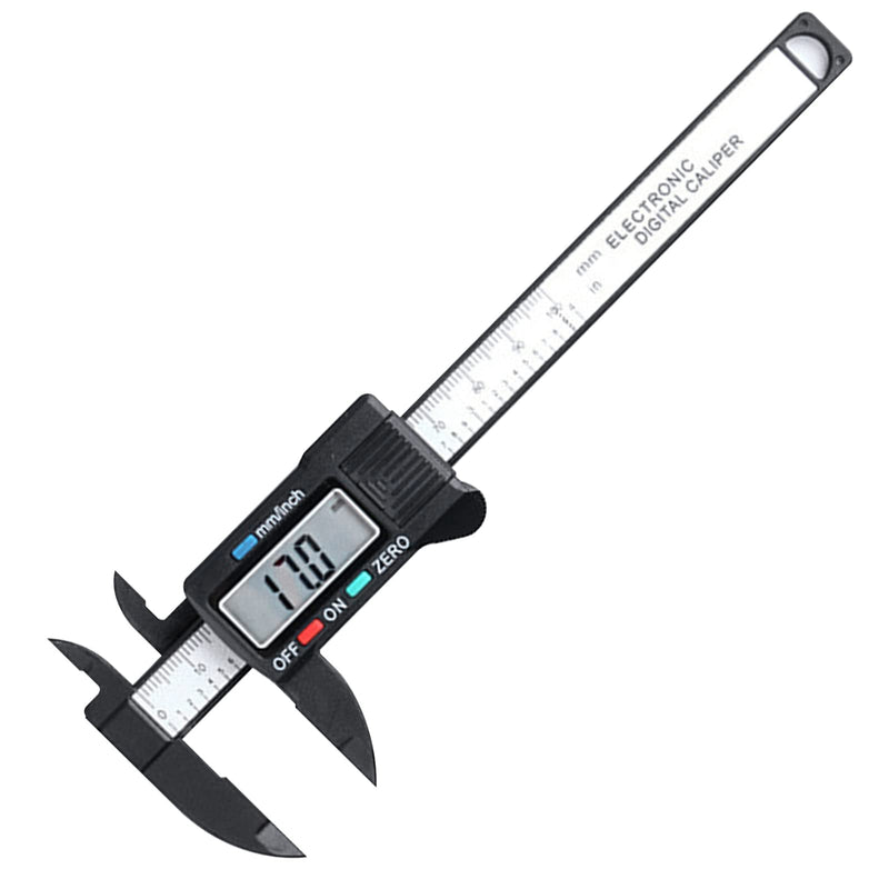 Newaner digital caliper, 150 mm/6" carbon fiber caliper digital with clear LCD and backup battery, professional caliper for outdoor, indoor, depth and step measurement