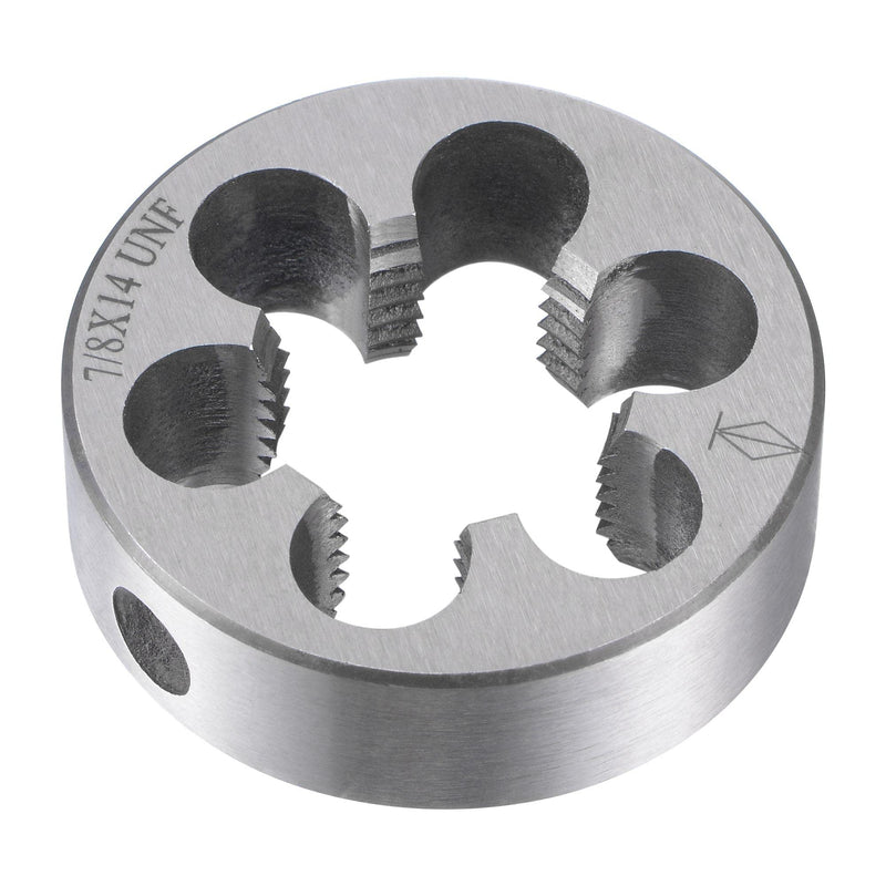 sourcing map Round Thread Cutting Jaws 7/8"-14 UNF Alloy Tool Steel Machine Thread Repair Hand Tool