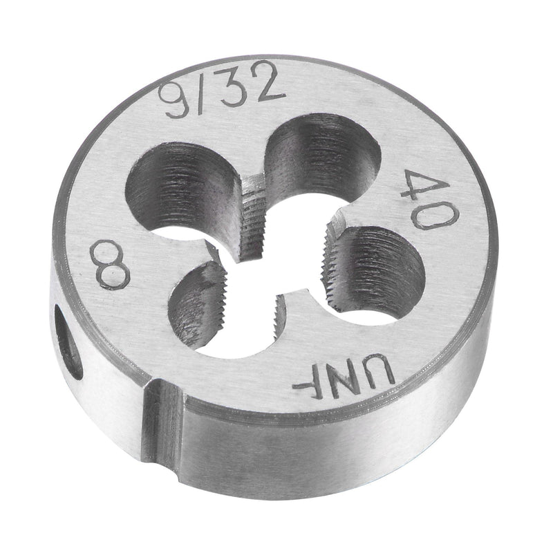 sourcing map Round Thread Cutting Jaws 9/32"-40 UNF Alloy Tool Steel Machine Thread Repair Hand Tool