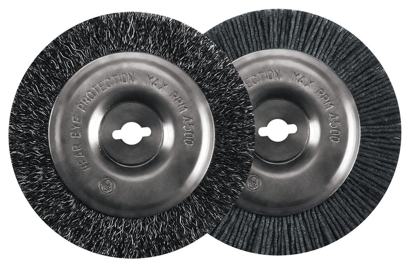 Original Einhell replacement brushes steel and nylon (joint cleaner accessories, replacement brush set suitable for Einhell cordless and electric joint cleaners, 1x steel brush, 1x nylon brush)