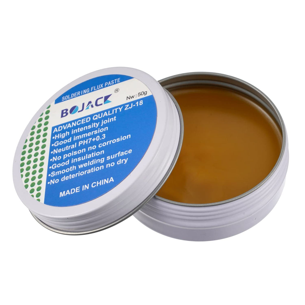 BOJACK 50g Solder Paste No-Clean Lead-Free Flux Environmentally Friendly Solder Tin Paste for Welding (Pack of 1) one piece