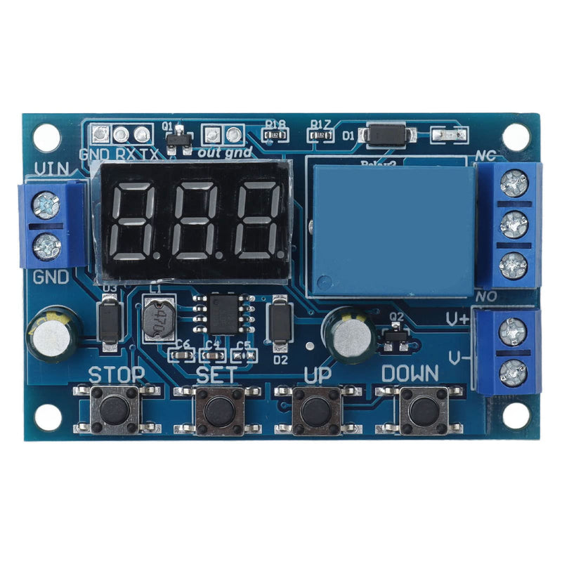 Battery charge-discharge module, integrated timing under-voltage over-voltage protection board