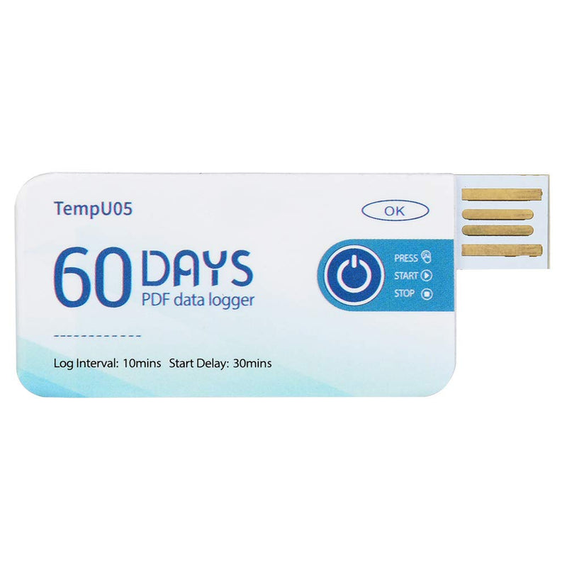 PDF USB Temperature Data Logger, Portable Temperature Data Logger, Data Acquisition Mini Temp Recorder, High Accuracy Temperature Data Logger 10000 Points Storage Capacity for Warehouse Laboratory and Home