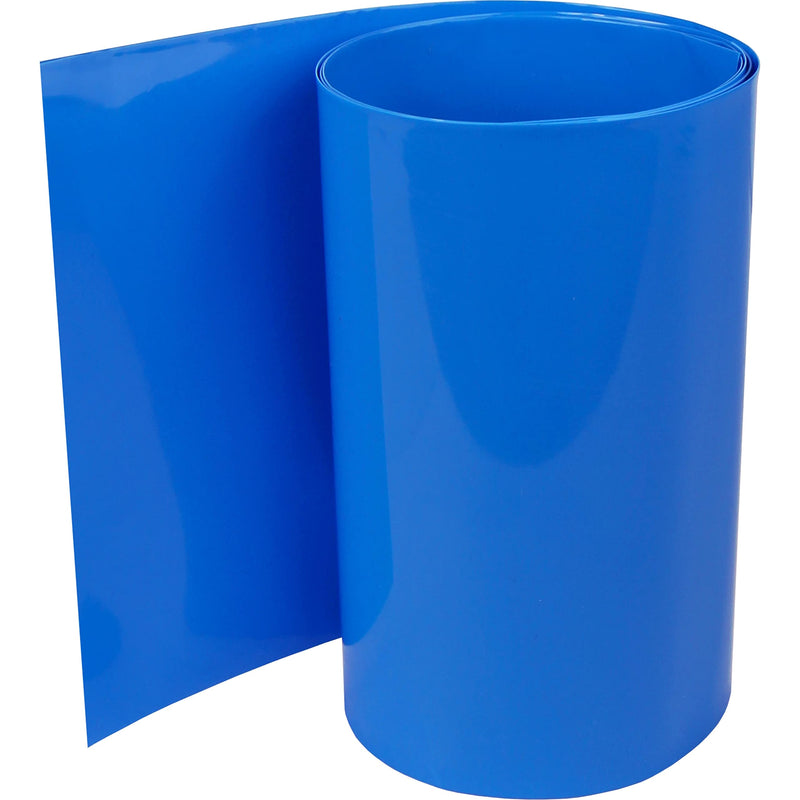 ISOLATECH PVC heat shrink tube sold by the meter blue without glue flat size 30mm (Ø19.1mm) 1 meter shrink ratio 2:1 set for insulating 18650 rechargeable batteries unlabeled (Ø19.1mm 1 meter) flat size 30mm (Ø19.1mm) 01 meter