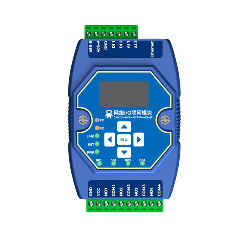 EBYTE Ethernet I/O network module RS485 RJ45 2DI+2AI+4DO ME31-AAAX2240 supports Modbus TCP/RTU Modbus Gateway, Multi IP