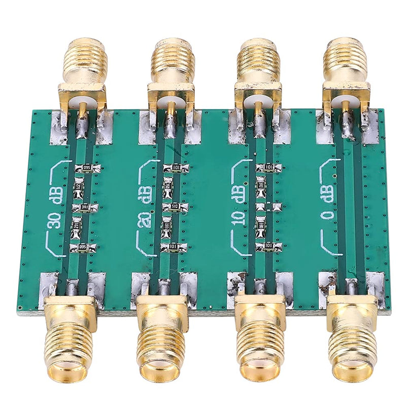 DC-4.0GHz RF Fixed Attenuator Module SMA Double Female Head Outer Screw Radio Frequency Attenuator Board Replacement