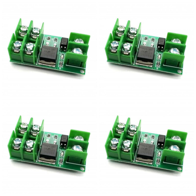 JZK 4pcs F5305S Electronic Switch Control Board Input 3V-24V Output 5V-36V Pulse Trigger Switch Module DC Control MOSFETs Optocoupler