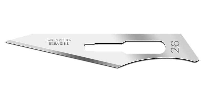 Swann Morton Scalpel Blades for Scalpel Handle No. 4 Pack of 10 10 pieces Figure 26