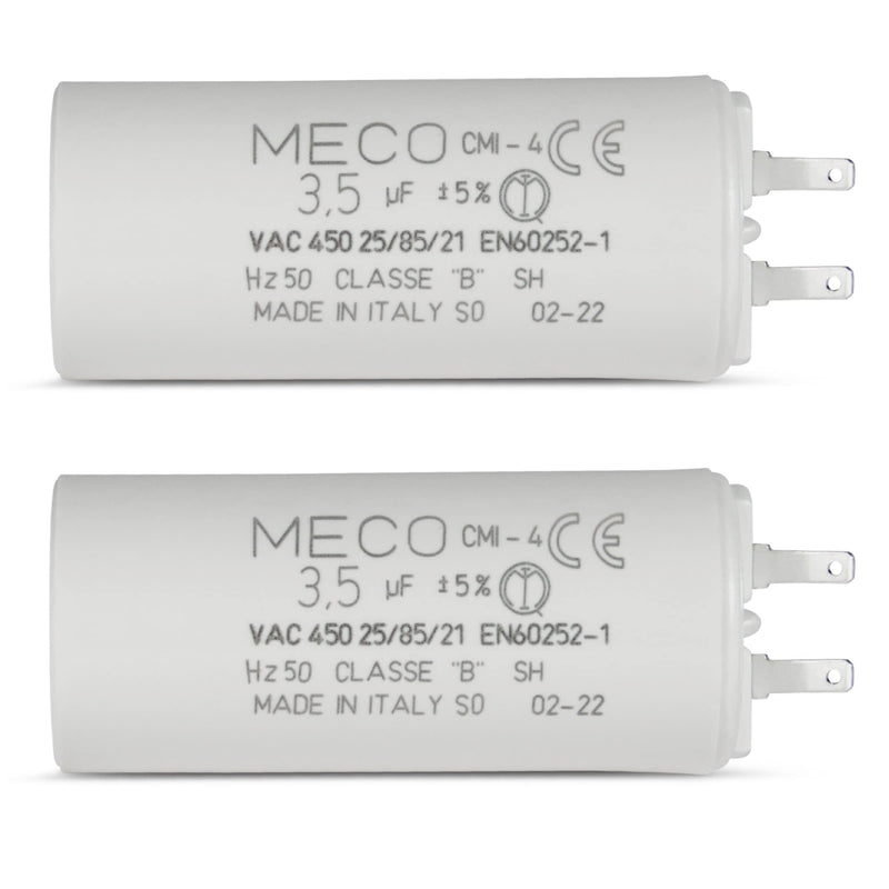Capacitor 3.5 µF Especially for SOMFY roller shutters 10 Nm with small connection 2.8mm - WARRANTY 1 year (2)