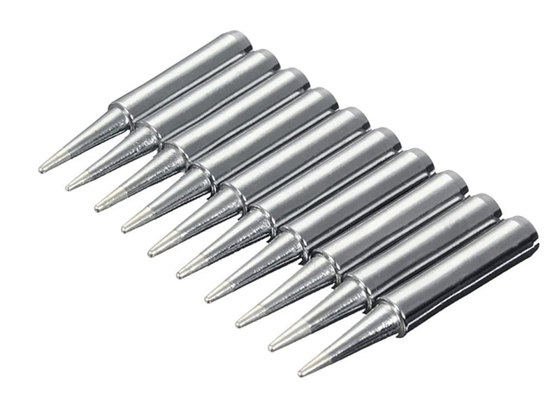 Saipor 10 pieces 900M-TB soldering tip replacement soldering tips set 900M soldering station tool (900M-TB)