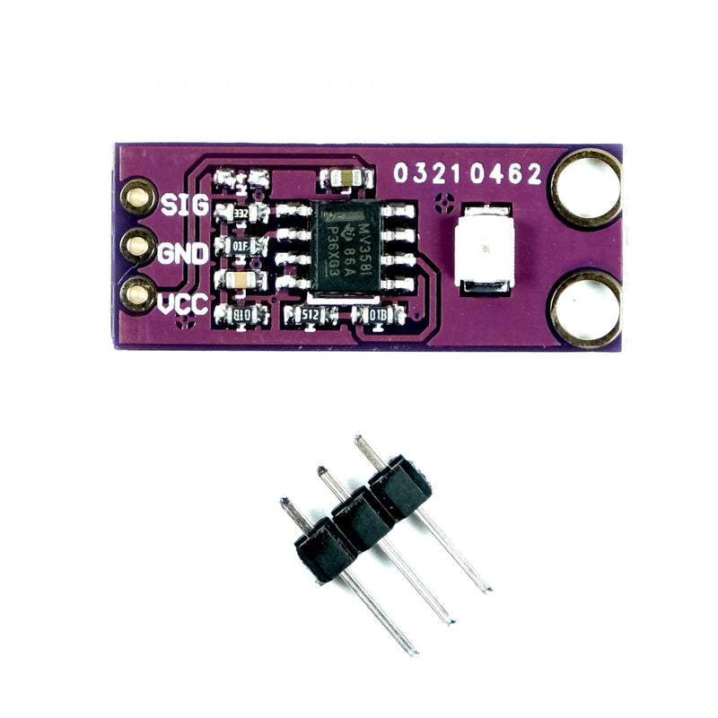 Paradisetronic.com UV light sensor GUVA-S12SD with analog output, 3-5V, 240-370nm, for e.g. Arduino