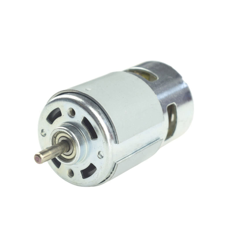 CONQUERALL 775 DC Motor 12-24V 4000-8000RPM Small Motor High Torque DC Motor Low Noise Gear Motor for Electric Fans Juice Machines Arbre unique 4000 - 8000 rpm