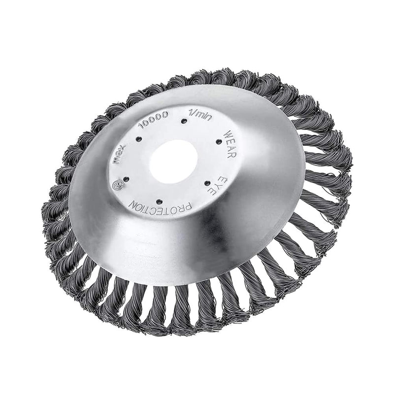 MEZHEN weed brush professional weed brush brush cutter steel wire cutting head cone wire brushes weed joint brush for brush cutter weed trimmer