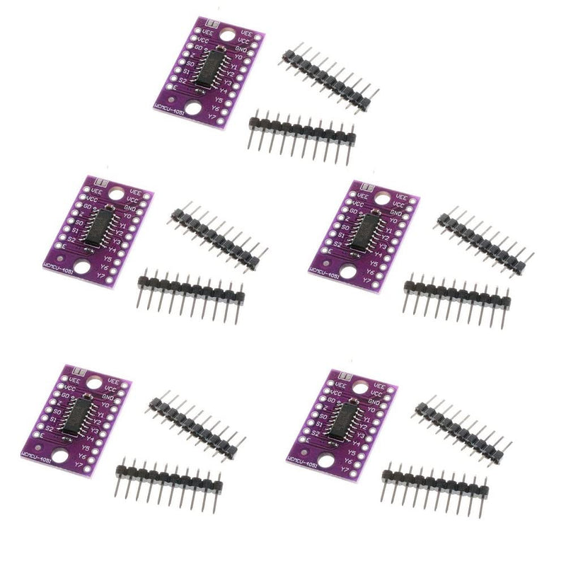 5PCS 74HC4051 8-Channel Mux-Analog Multiplexer Selector Module