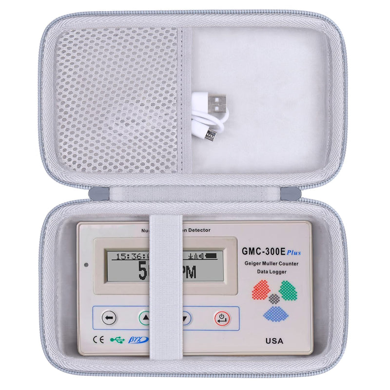 Aenllosi Hard Case Compatible with GQ GMC-500 Plus/EMF-390/GMC-600 Plus Geiger Counter/Dosimeter/Radiation Meter/Radiometer, Case Only for GQ GMC-500 Plus