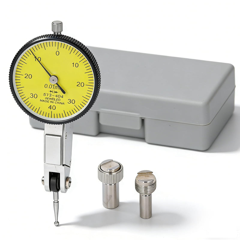 Mechanical Dial Indicator, 0-0.8mm Precision Dial Indicator, 0.01mm Accuracy Precision Lever, Shockproof Dial Indicator, Industrial Dial Indicator