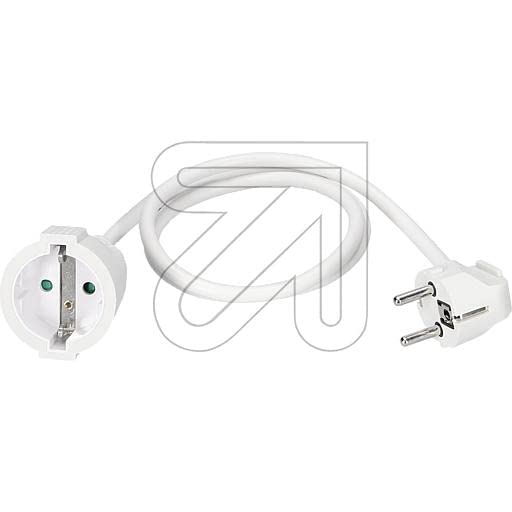 Extension cable Extension cable * various models, colors, lengths and areas of application available * (1 m, white Schuko) 1 m