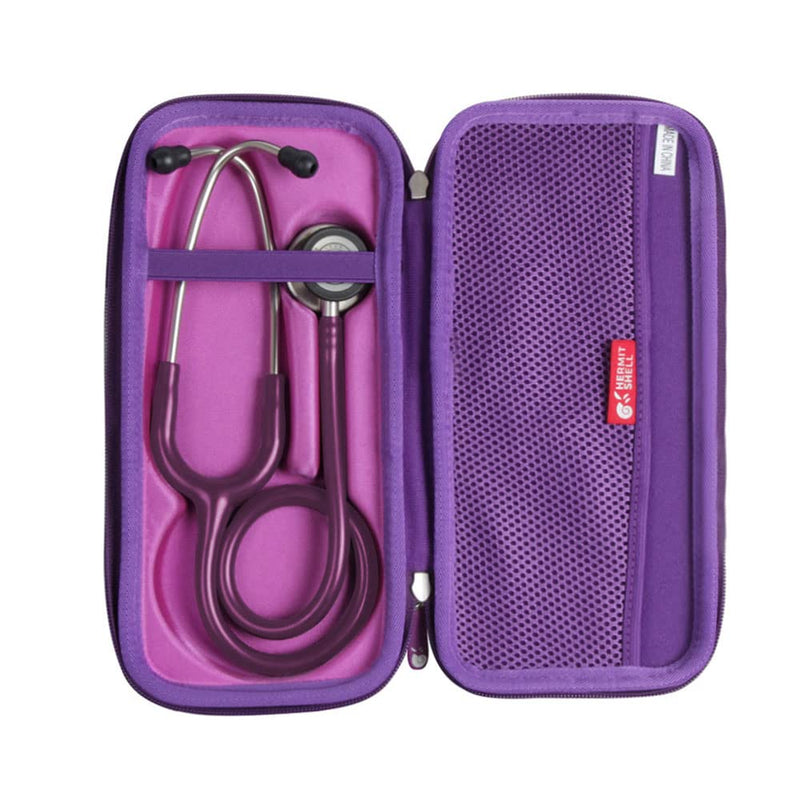 Hermitshell Hard travel case for 3M Littmann Classic III stethoscope for monitoring