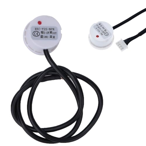 Jadeshay Liquid Level Sensors 5-12V Water Level Sensor, Level Indicator Water Tank Level Sensor Non-Contact NPN Output Interface IP67 Waterproof