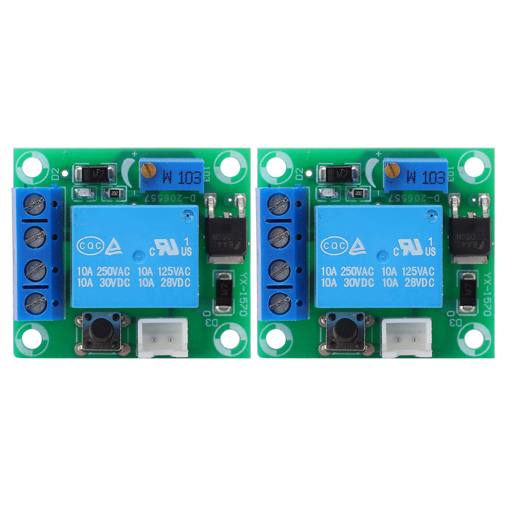 2pcs Battery Low Voltage Protector PCB Module Low Voltage Automatic Isolator Switch 5V 12V 24V 10MA(12V) 12v