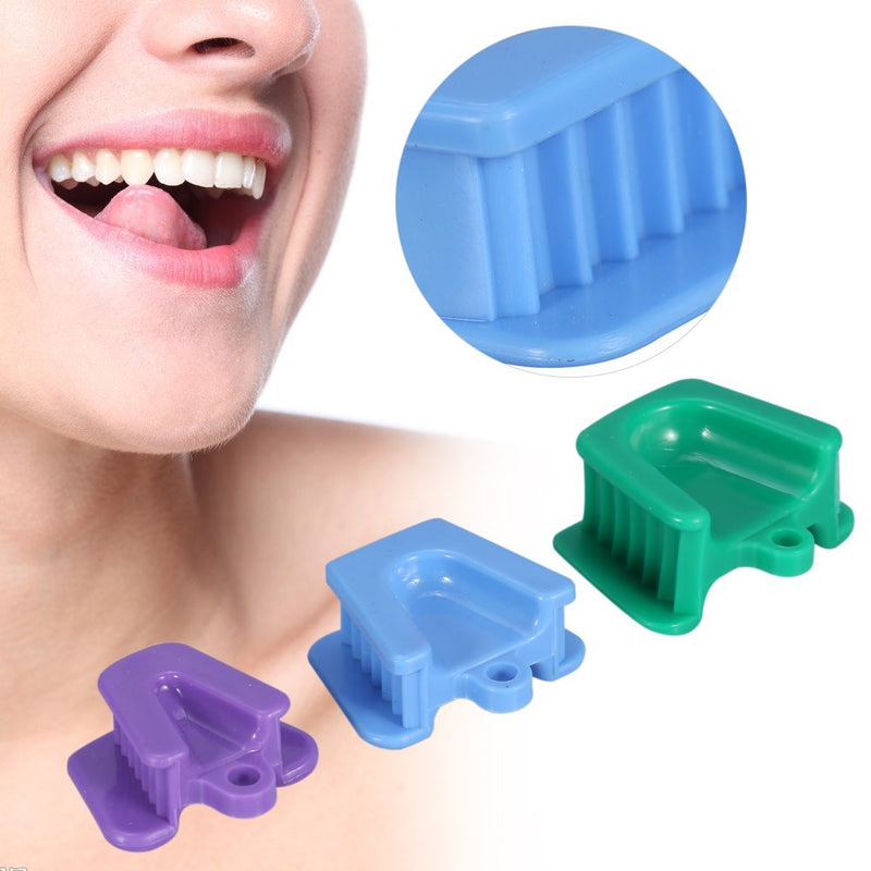 Pack of 3 Mouth Support for Bite Splints Oral Care Accessories, 3 Sizes | plastic mouth opener, dentist mouth support, bite block, pillow opener, retractor, small, medium, large