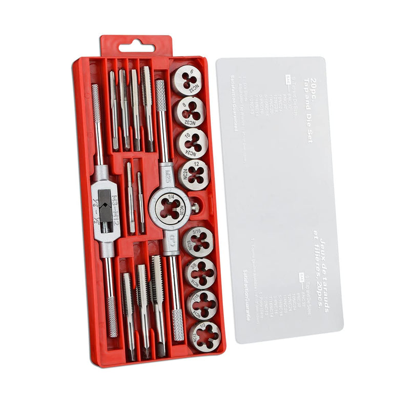 Gunpla 20-piece high-quality alloy steel tap and drill set Inch | 6NC32-1/2"NC-13