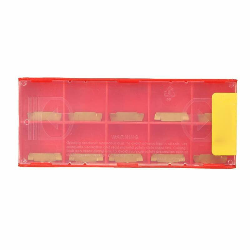 MGMN200-G Carbide Inserts for MGEHR MGIVR Grooves, Pack of 10