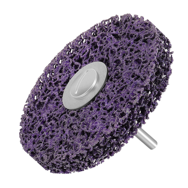 Shineboc coarse grinding disc, 4 inch (100 mm) CSD disc, nylon fabric disc for grinding, polishing, rust removal for metal, steel, stainless steel (purple).