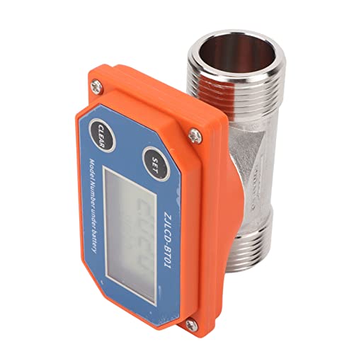 Wnesy Water Flow Meter Multi Water Flow Meter Acid Resistance Large Measuring Range for Farmland Irrigation