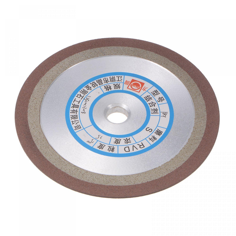 sourcing map 125mm Diamond Grinding Wheel 13mm Bore 150 Grit Carbide Metal Cutter