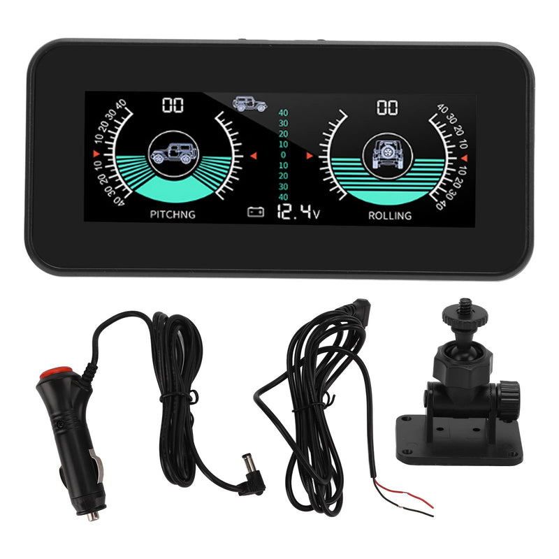 Akozon Inclinometer Digital Car Inclinometer Offroad Lutningsmätare Bil Inclinometer Digital Tilt Gauge Universal Resolution HUD Digital Angle Slope Meter for Automobiles